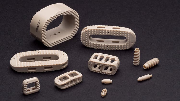 PEEK engineering plastic components
